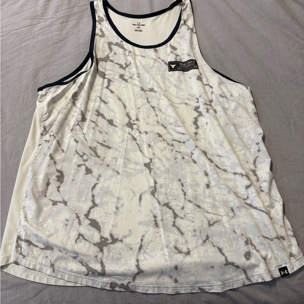 Under Armour Project Rock Men’s Marble Pattern Tank Top